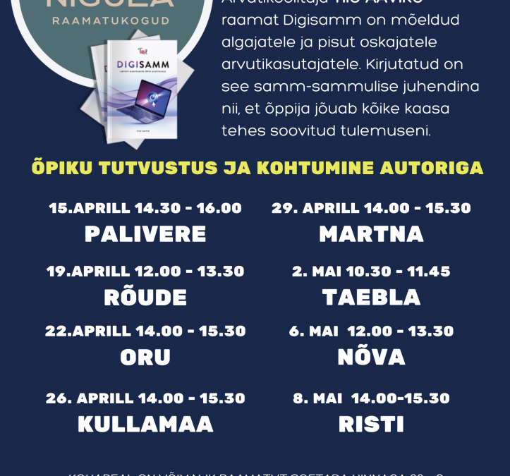 Digisamm Lääne-Nigula raamatukogudes